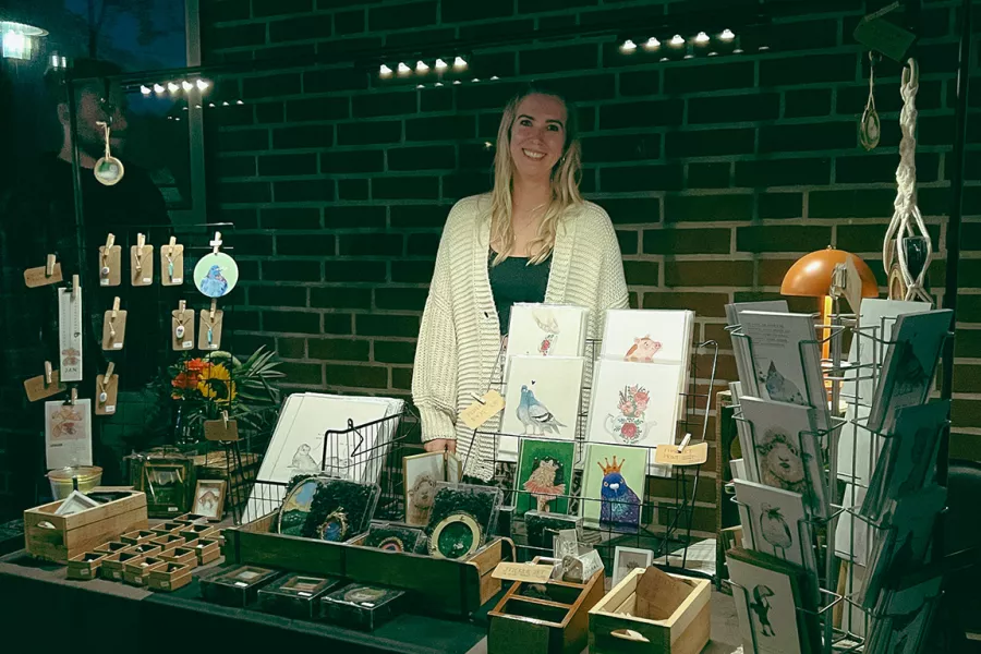 Karachowerke auf dem Selbstgemacht Markt der Emder Kunsthalle